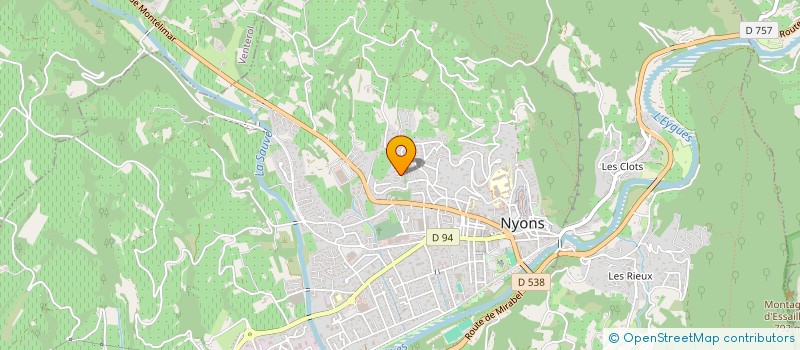localisation de l'entreprise ADMINEA à NYONS