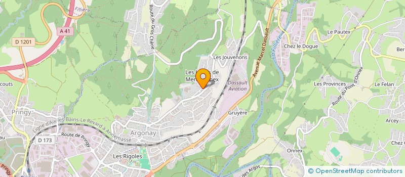 localisation de l'entreprise ADMINEZ-VOUS  ARGONAY