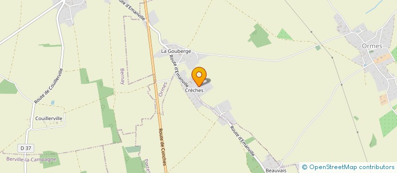 localisation de l'entreprise ADMINFI  ORMES