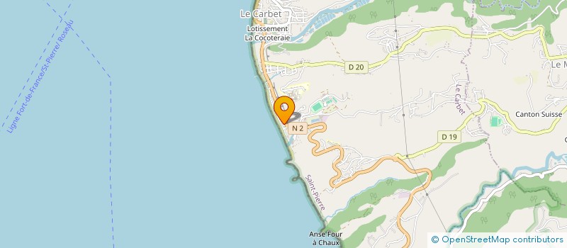 localisation de l'entreprise ADMINISTRA  LE CARBET