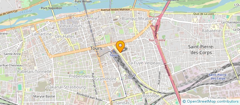localisation de l'entreprise ADMINISTRATEUR IMMOBILIER DE RESIDENCES SERVICES à TOURS