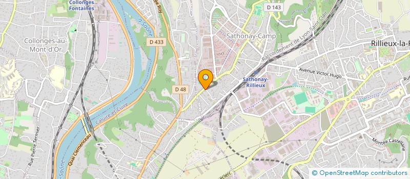 localisation de l'entreprise ADMINISTRATIF EXPRESS  SATHONAY-CAMP