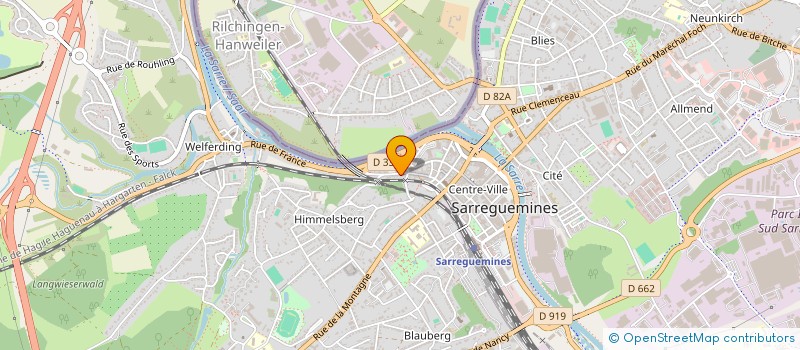 localisation de l'entreprise ADMINISTRATIF SECRETARIAT COPIE  SARREGUEMINES