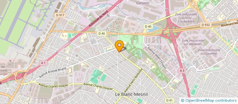 localisation de l'entreprise ADMINISTRATION DEVELOPPEMENT MODERNE DE BATIMENTS à LE BLANC-MESNIL