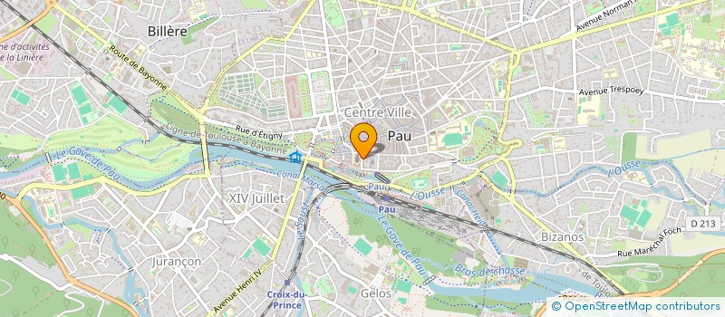 localisation de l'entreprise ADMINISTRATION IMMOBILIERE GLOAGUEN à PAU