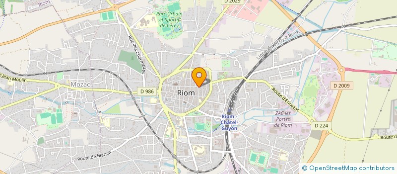 localisation de l'entreprise ADMINISTRATION SECURITE RESEAU (ASER)  RIOM