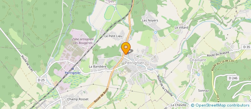 localisation de l'entreprise ADMINISTRATIVEMENT VOTRE  PERRIGNIER