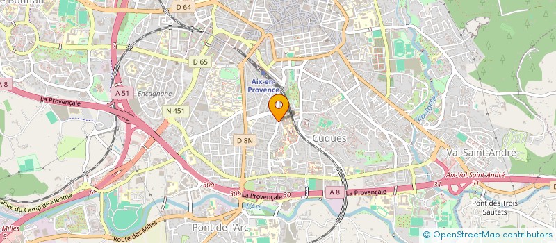 localisation de l'entreprise ADMINISTRATIVISTES D'AIX à AIX-EN-PROVENCE