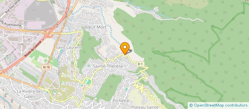 localisation de l'entreprise ADMINPRO à LA POSSESSION