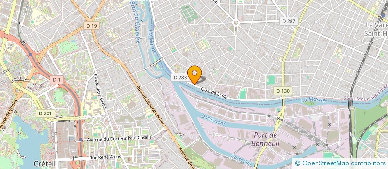 localisation de l'entreprise ADMINREZO à SAINT-MAUR-DES-FOSSES