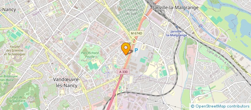 localisation de l'entreprise ADMIPRO  VANDUVRE-LES-NANCY