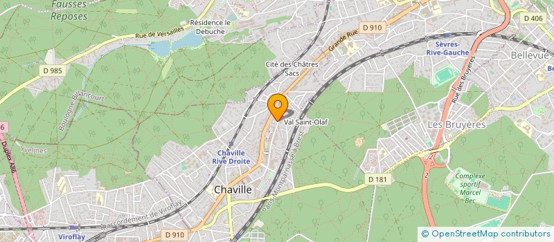 localisation de l'entreprise ADMIRABLE TOURS FRANCE à CHAVILLE
