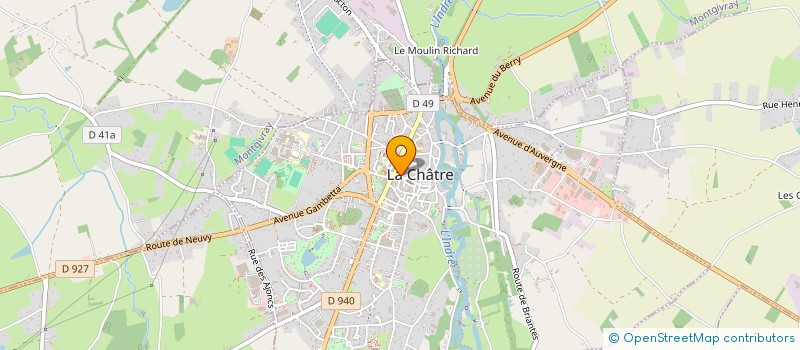 localisation de l'entreprise ADMIRATIVE I AM - SEJOURS LINGUISTIQUES à LA CHATRE
