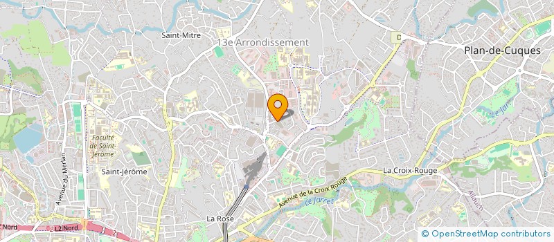 localisation de l'entreprise ADMISYS  MARSEILLE