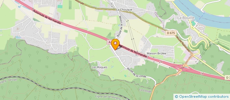 localisation de l'entreprise ADML  SAINT-OUEN-DE-THOUBERVILLE