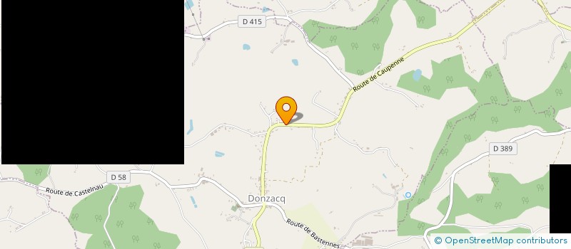 localisation de l'entreprise ADML  DONZACQ