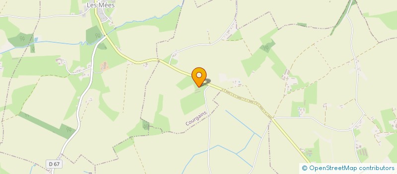 localisation de l'entreprise ADMML  COURGAINS