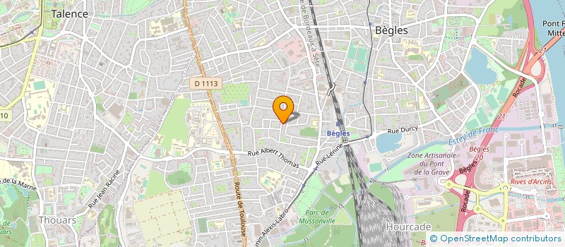 localisation de l'entreprise ADMOTORS à BEGLES