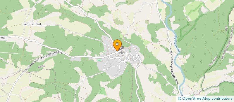 localisation de l'entreprise ADMR à CASENEUVE