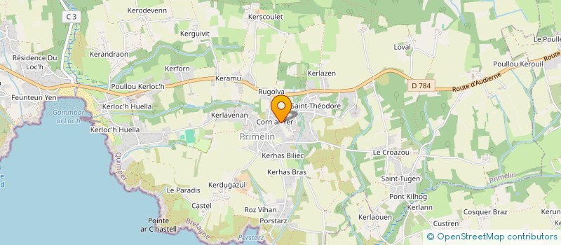 localisation de l'entreprise ADMR à AUDIERNE