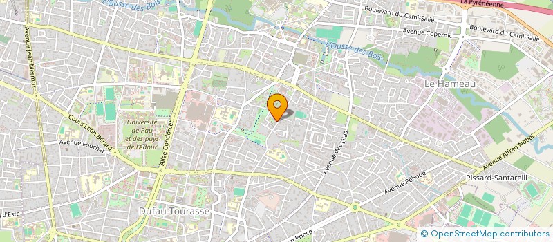 localisation de l'entreprise ADMR 64 MULTISERVICES à PAU