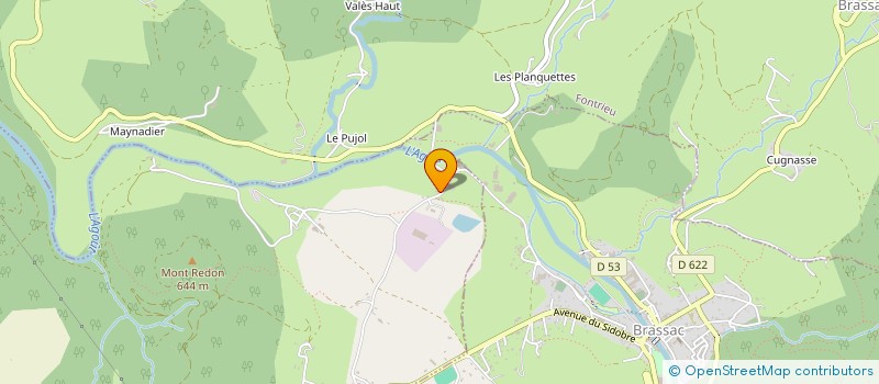 localisation de l'entreprise ADMR AGOUT MONTALET à LE BEZ
