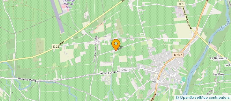 localisation de l'entreprise ADMR AIDE DOMICILE MILIEU RURA  JONQUIERES