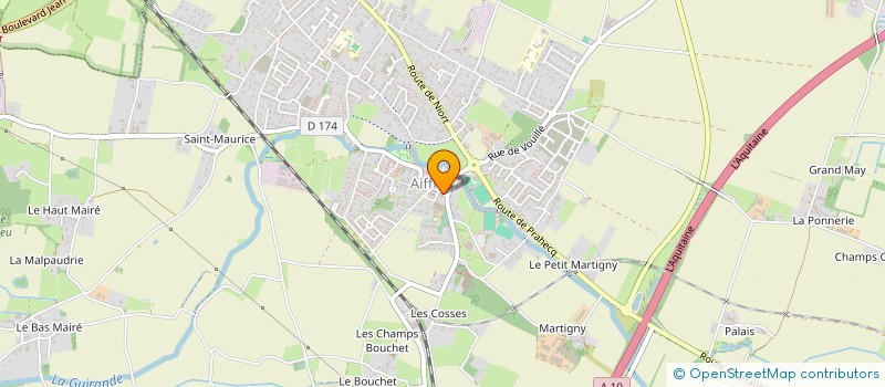 localisation de l'entreprise ADMR AIFFRES-PRAHECQ  AIFFRES