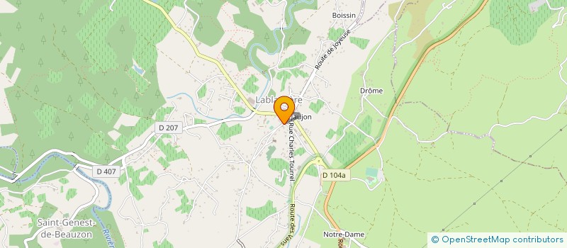 localisation de l'entreprise ADMR ARDECHE CEVENOLE à LABLACHERE