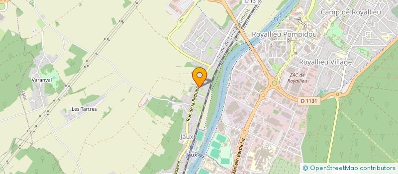 localisation de l'entreprise ADMR ATTICHY  JAUX