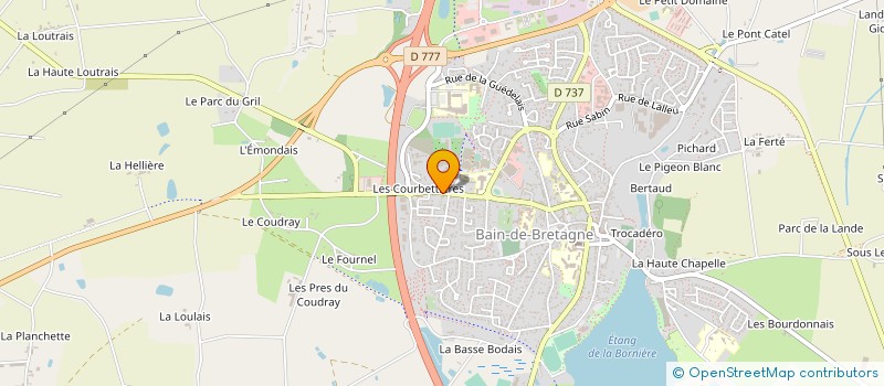 localisation de l'entreprise ADMR BAIN-LE SEL ET ENVIRONS à BAIN-DE-BRETAGNE