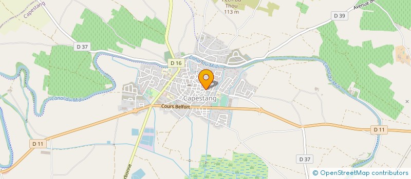 localisation de l'entreprise ADMR CAPESTANG à CAPESTANG