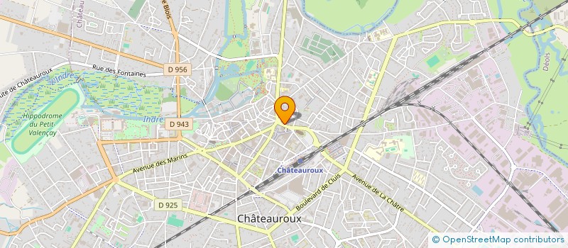 localisation de l'entreprise ADMR CHATEAUROUX AGGLO à CHATEAUROUX