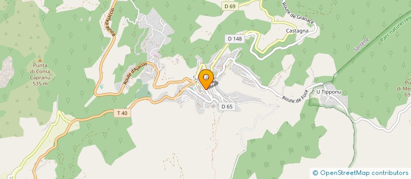 localisation de l'entreprise ADMR CRECHE SARTENE à SARTENE