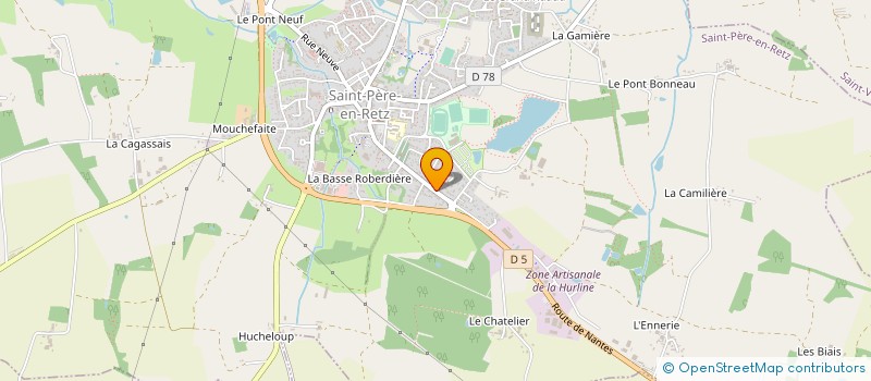 localisation de l'entreprise ADMR D ARTHON EN RETZ à CHAUMES-EN-RETZ