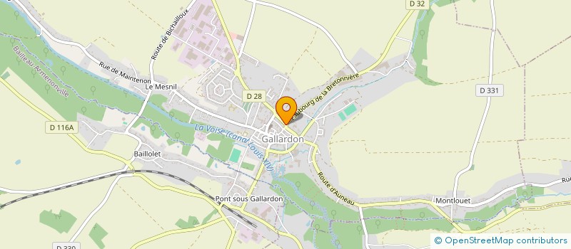 localisation de l'entreprise ADMR D'EPERNON-GALLARDON à GALLARDON