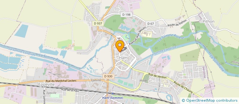 localisation de l'entreprise ADMR D'ESMERY-HALLON ET SES ENVIRONS à HAM
