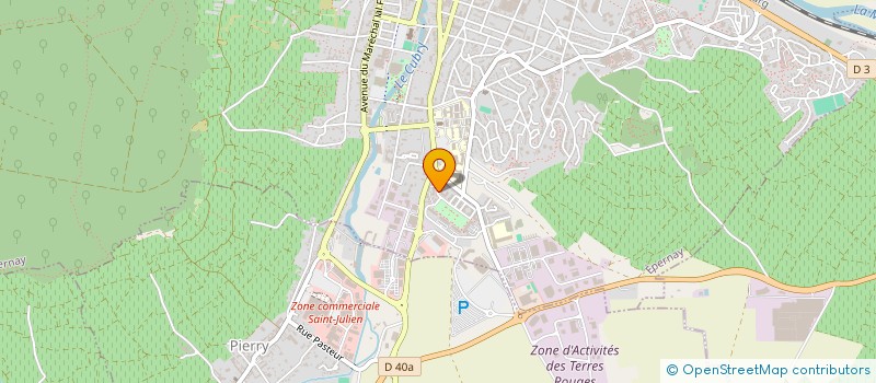localisation de l'entreprise ADMR DAMERY REFERENCE SERVICE A LA PERSONNE à EPERNAY