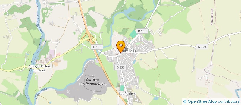 localisation de l'entreprise ADMR DE ARGENTRE à ENTRAMMES