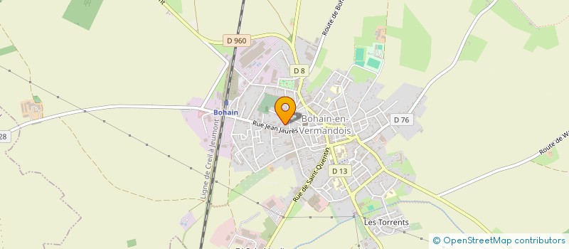 localisation de l'entreprise ADMR DE BOHAIN FRESNOY ET ENVIRONS à BOHAIN-EN-VERMANDOIS
