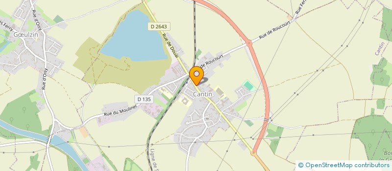 localisation de l'entreprise ADMR DE CANTIN  CANTIN