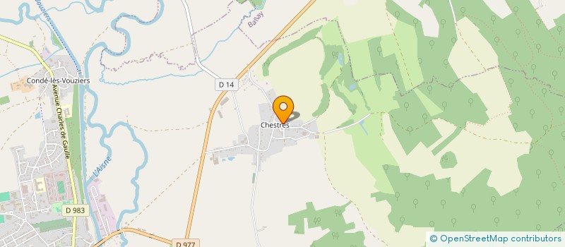 localisation de l'entreprise ADMR DE CHALLERANGE & DES ENVIRONS  CHALLERANGE