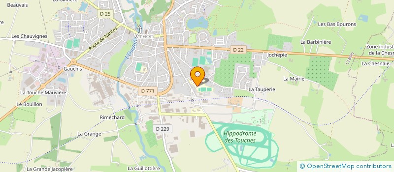 localisation de l'entreprise ADMR DE CRAON à CRAON