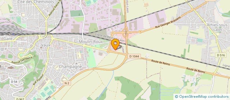 localisation de l'entreprise ADMR DE CREPY ET ENVIRONS à LAON