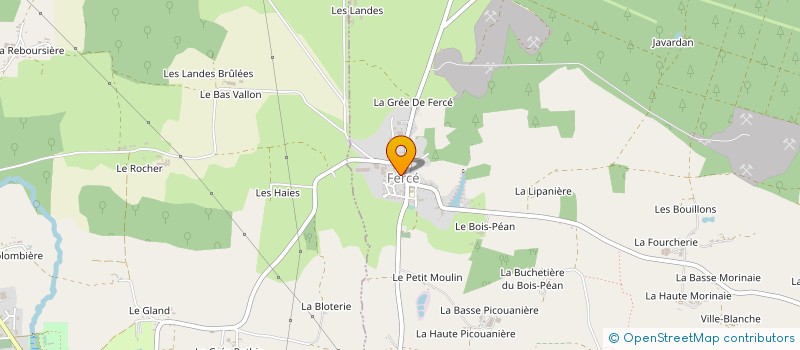 localisation de l'entreprise ADMR DE FERCE à FERCE