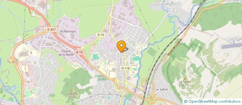 localisation de l'entreprise ADMR DE FRANCHE COMTE à VESOUL