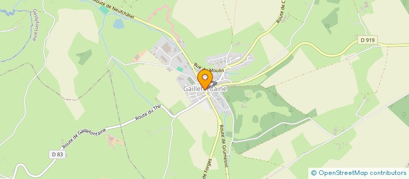 localisation de l'entreprise ADMR DE GAILLEFONTAINE à GAILLEFONTAINE