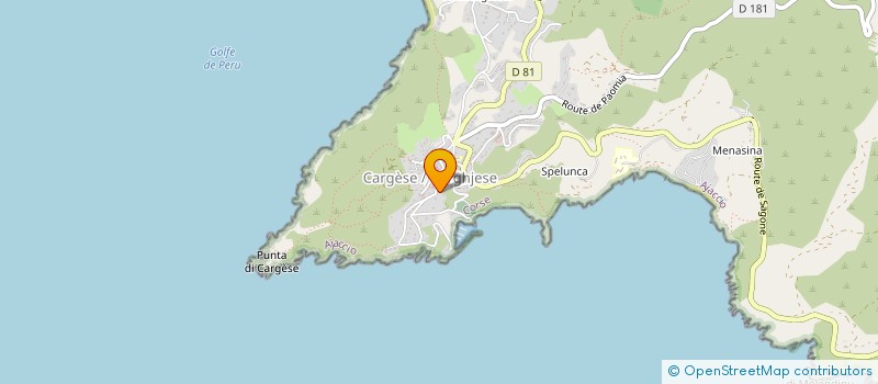 localisation de l'entreprise ADMR DE GARGHJESE PHILANTROPIA à CARGESE