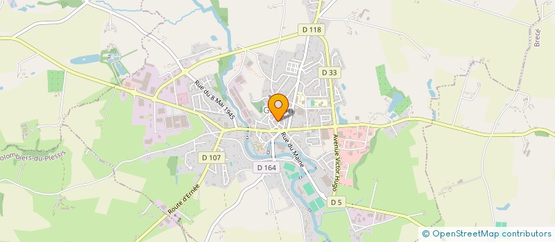 localisation de l'entreprise ADMR DE GORRON ET SES ENVIRONS à GORRON