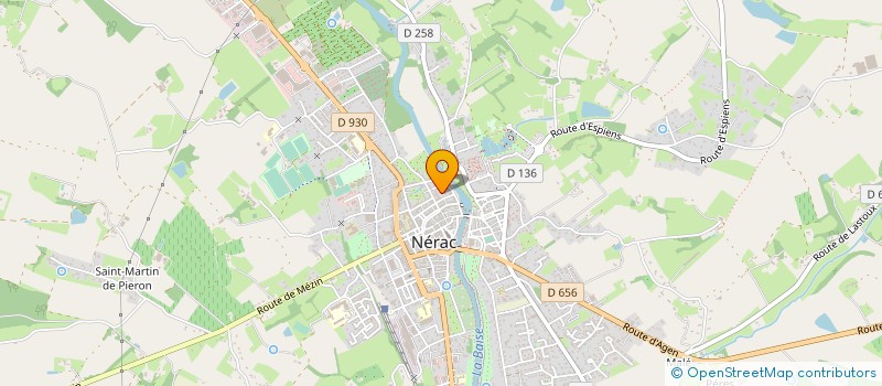 localisation de l'entreprise ADMR DE L'ALBRET à NERAC